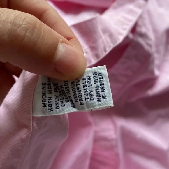 Ralph Lauren pink button down shirt - Picture 7 of 8